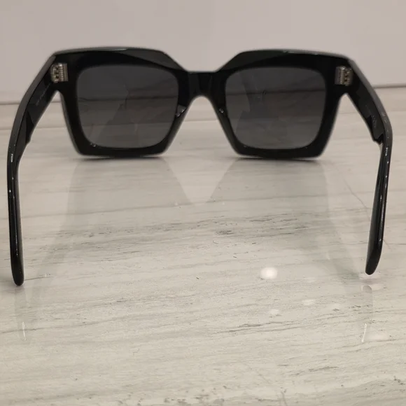 Celine Black Square Sunglasses - Picture 6 of 7